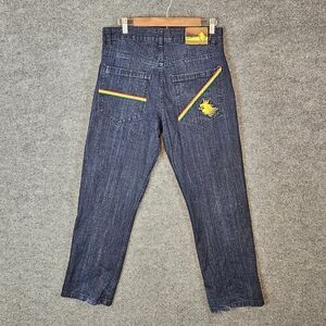 Y2K Vintage Evolution Dark Wash Denim Jeans 90s/E2K Vibe Sz 32